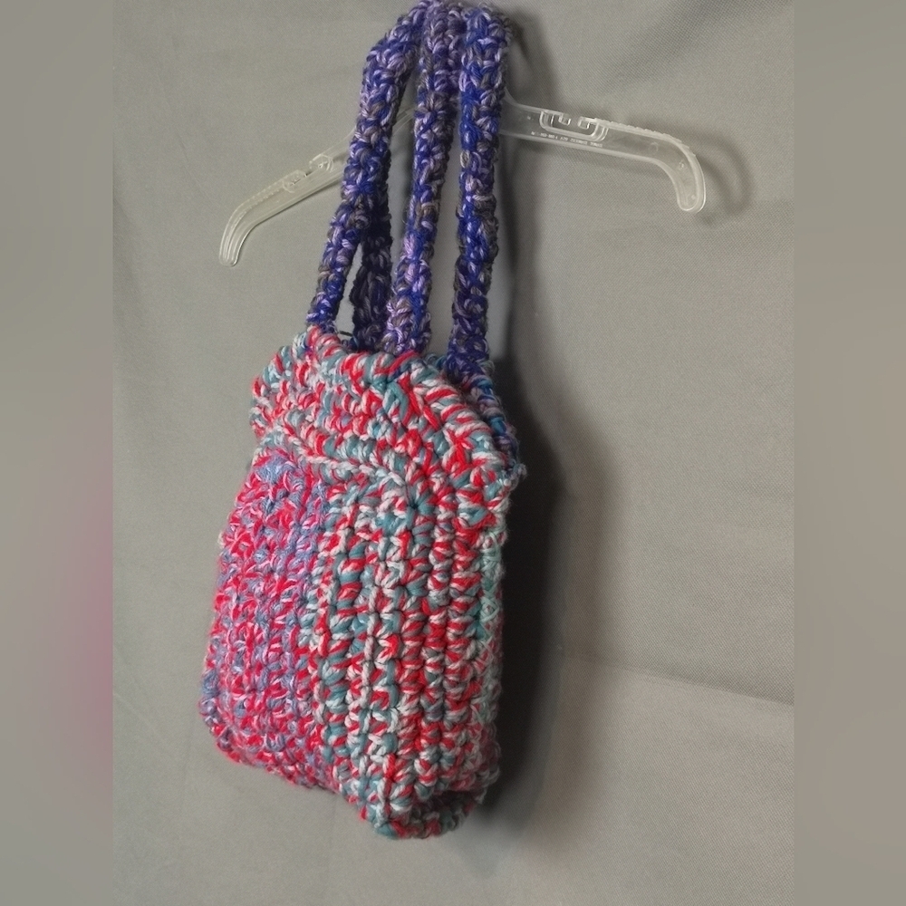 Marni Handknit Crochet Handbag 70s Mini Multicolor Vintage Purse ***HOST PICK***